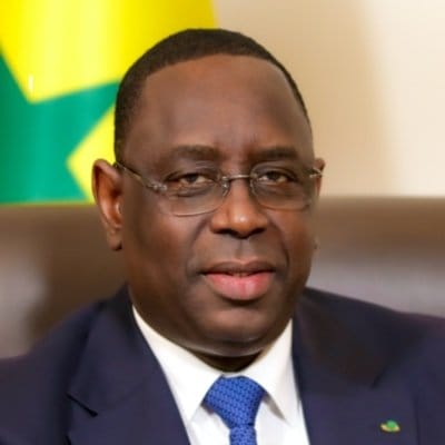 Segenalese Sitting President Macky Sall Congratulates Mr Bassirou