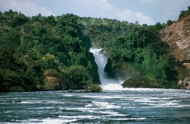  Waterfalls on the River Nile, Murchison Falls National Park, Uganda. (Photo by DeAgostini/Getty Images)