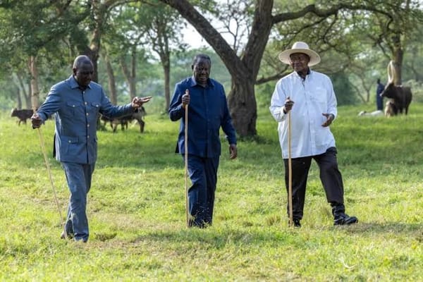 Raila, Ruto, and Museveni's Secret Meeting Raises Political Storm