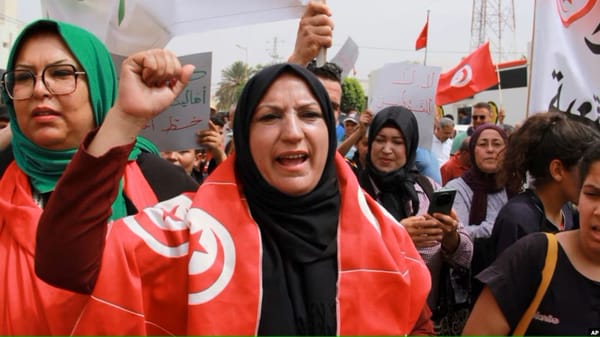 Tunisian Protesters in Jebeniana Demand Action on Migrant Crisis